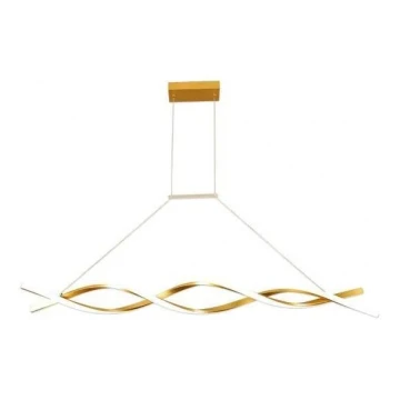 LED Chandelier on a string TWIST LED/37W/230V 4000K 120 cm gold