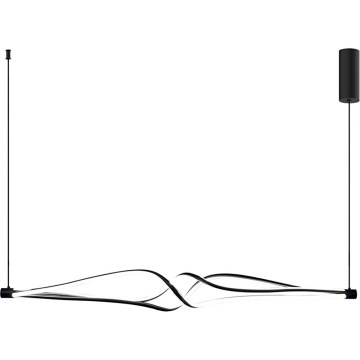 LED Chandelier on a string TWISTER LED/56W/230V black