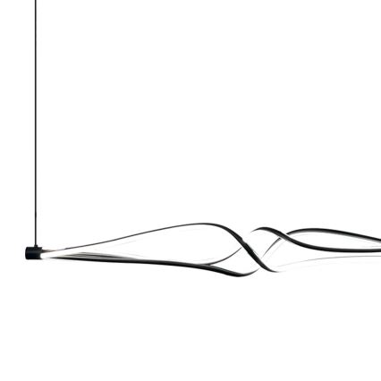 LED Chandelier on a string TWISTER LED/56W/230V black