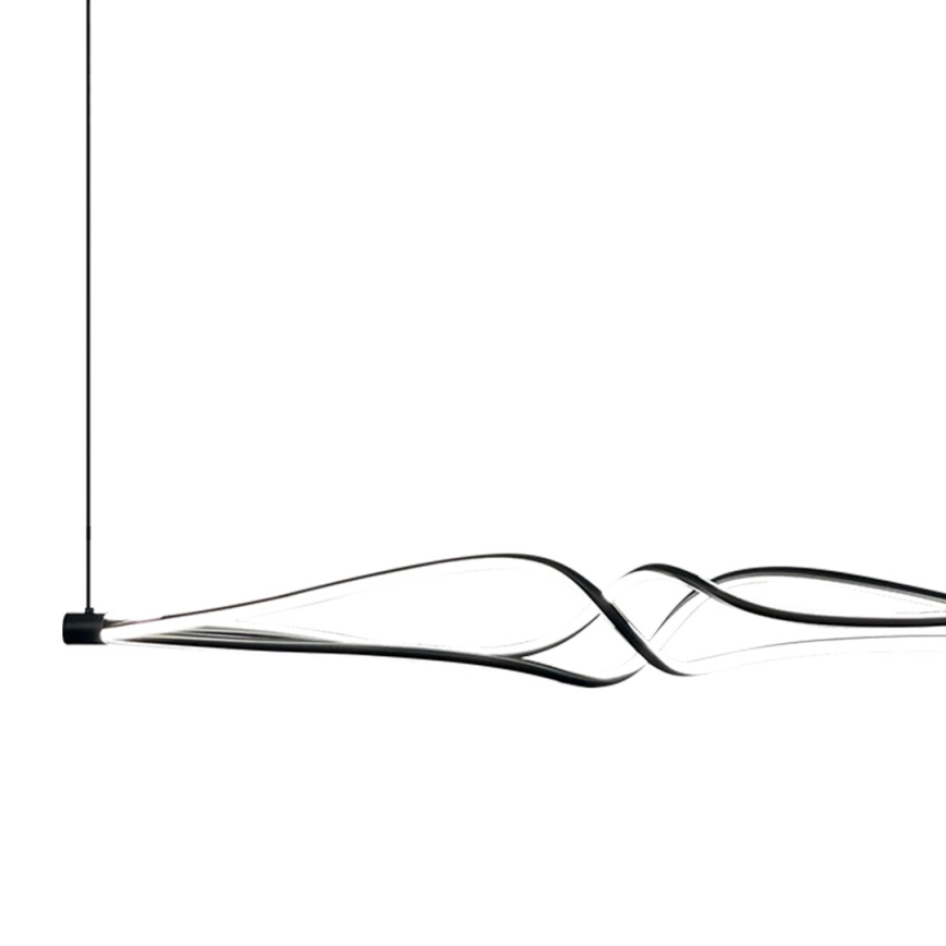 LED Chandelier on a string TWISTER LED/56W/230V black