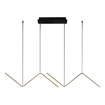 LED Chandelier on a string VERTE 2xLED/11W/230V black
