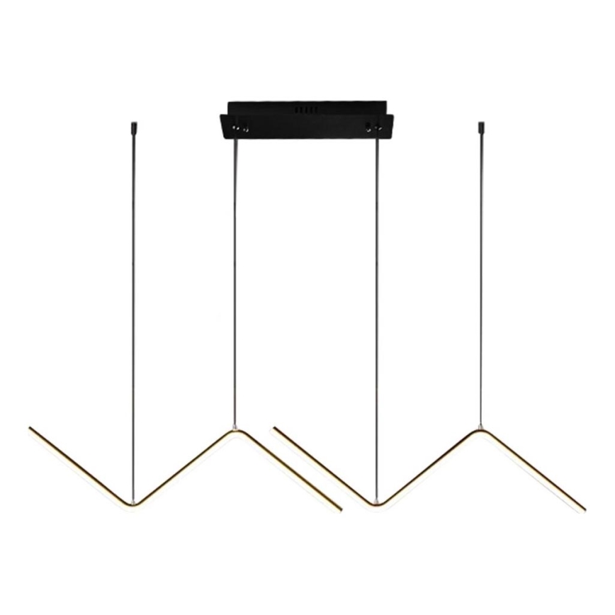 LED Chandelier on a string VERTE 2xLED/11W/230V black