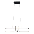 LED Chandelier on a string VERTIGO LED/54W/230V black