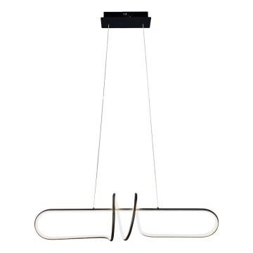 LED Chandelier on a string VERTIGO LED/54W/230V black