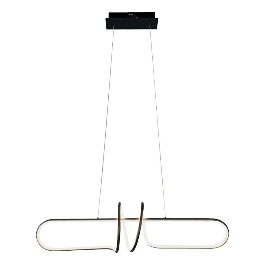 LED Chandelier on a string VERTIGO LED/54W/230V black