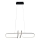 LED Chandelier on a string VERTIGO LED/54W/230V black