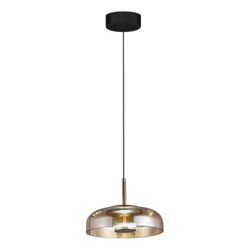 LED Chandelier on a string VETRO LED/6W/230V d. 23 cm beige/black