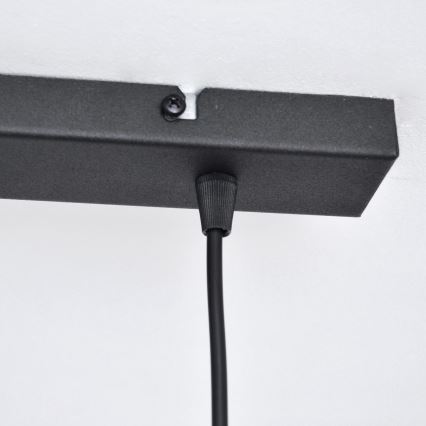 LED Chandelier on a string VOLTA 2xE27/15W/230V black/gold