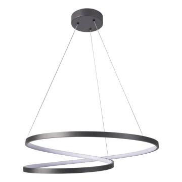LED Chandelier on a string ZEFIRA LED/52W/230V 4000K d. 60 cm anthracite