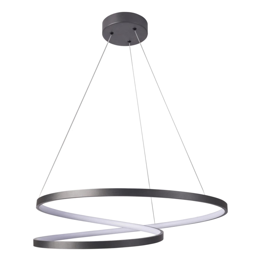LED Chandelier on a string ZEFIRA LED/52W/230V 4000K d. 60 cm anthracite