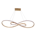 LED Chandelier on a string ZUMBA LED/50W/230V gold