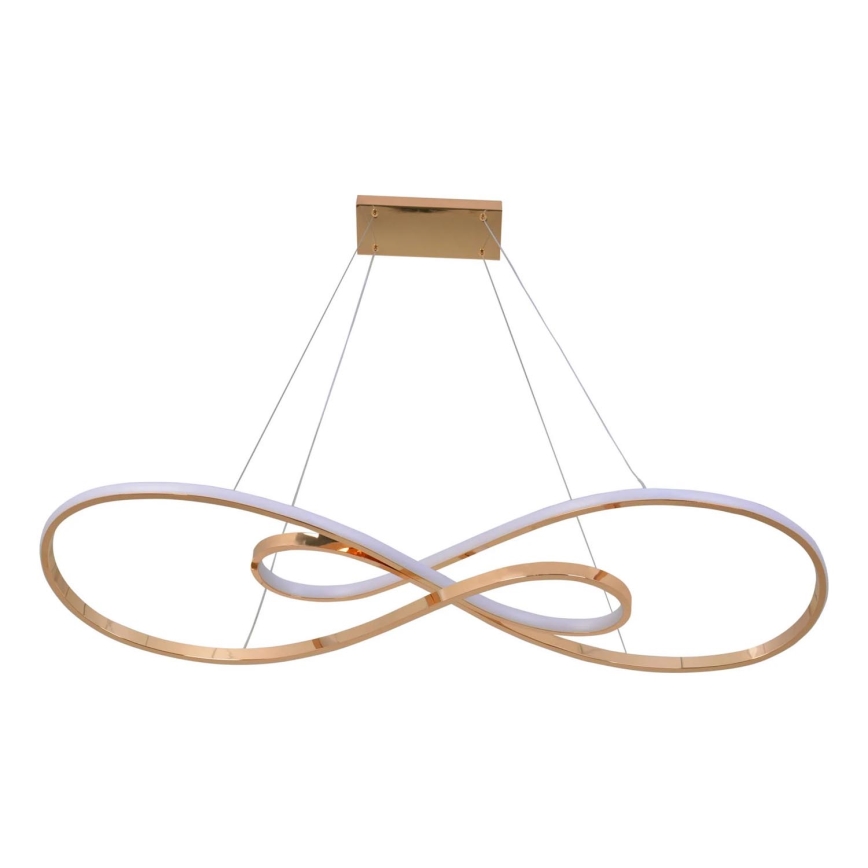 LED Chandelier on a string ZUMBA LED/50W/230V gold
