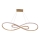 LED Chandelier on a string ZUMBA LED/50W/230V gold