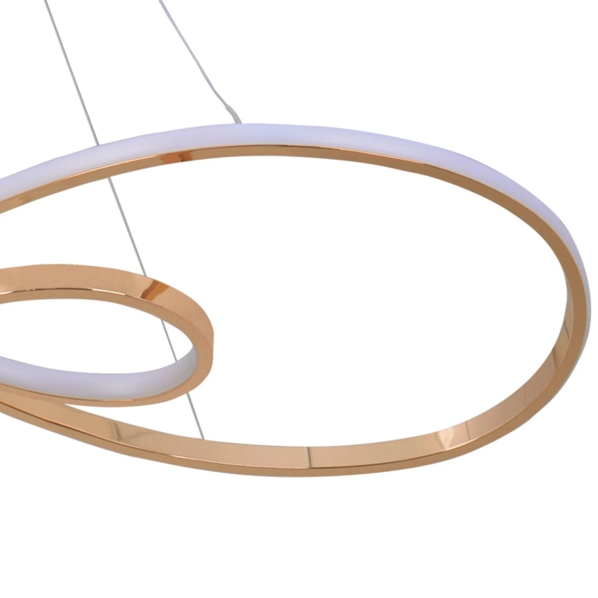 LED Chandelier on a string ZUMBA LED/50W/230V gold