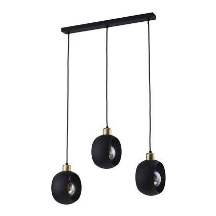 LED chandelier suspended on cable CUBUS 3xE27/60W/230V