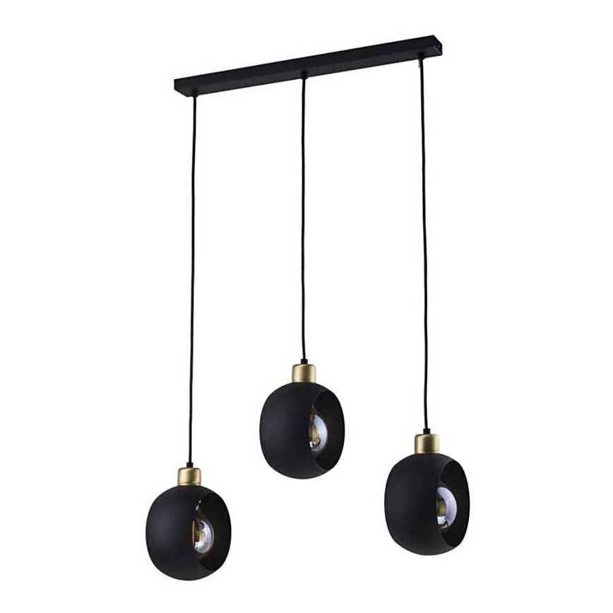 LED chandelier suspended on cable CUBUS 3xE27/60W/230V