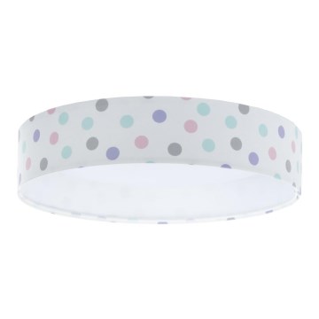 LED Children's ceiling light GALAXY KIDS LED/24W/230V dots colorful