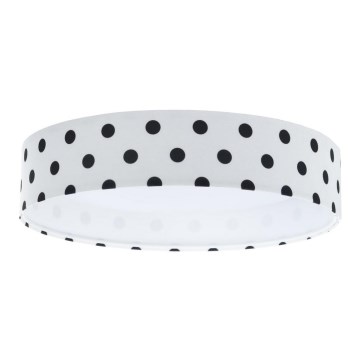 LED Children's ceiling light GALAXY KIDS LED/24W/230V dots white/black
