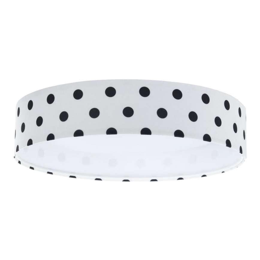 LED Children's ceiling light GALAXY KIDS LED/24W/230V dots white/black