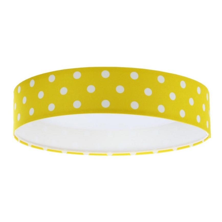 LED Children's ceiling light GALAXY KIDS LED/24W/230V dots yellow/white