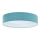 LED Children's ceiling light GALAXY KIDS LED/24W/230V stars turquoise/white