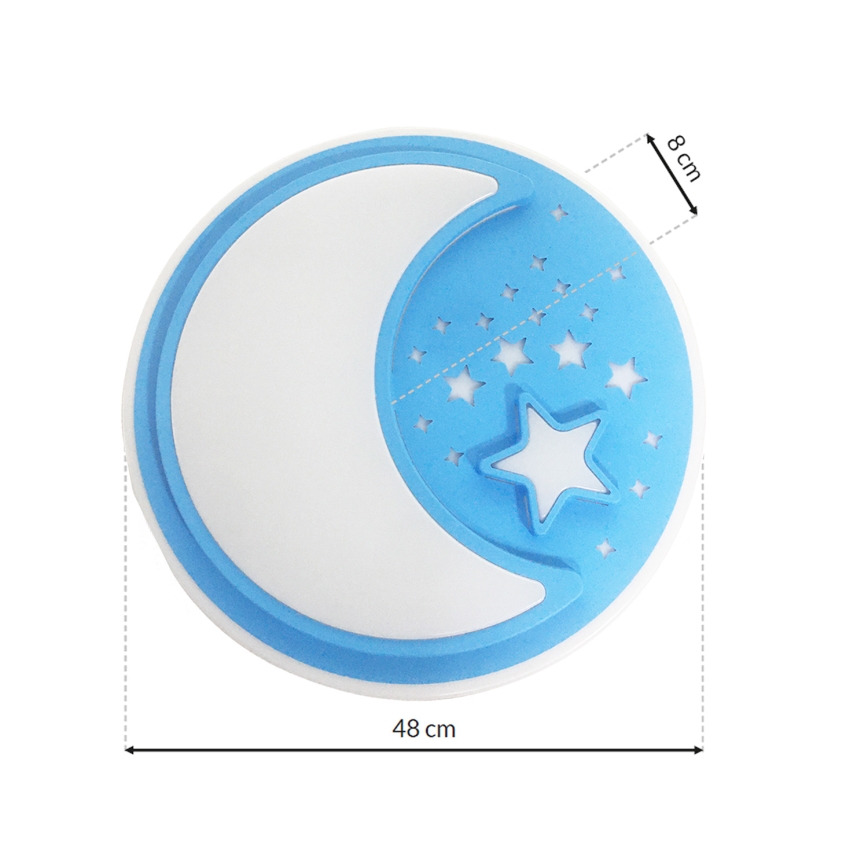 LED Children's dimmable ceiling light NOTTE LED/40W/230V + remote control