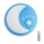 LED Children's dimmable ceiling light NOTTE LED/40W/230V + remote control
