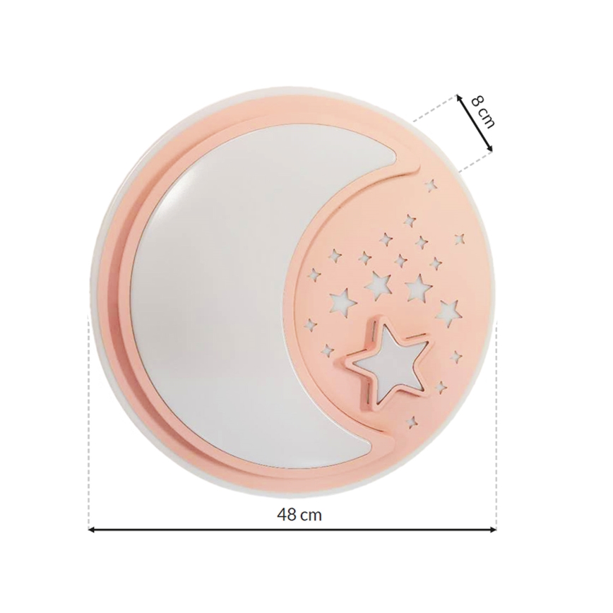 LED Children's dimmable ceiling light NOTTE LED/40W/230V + remote control