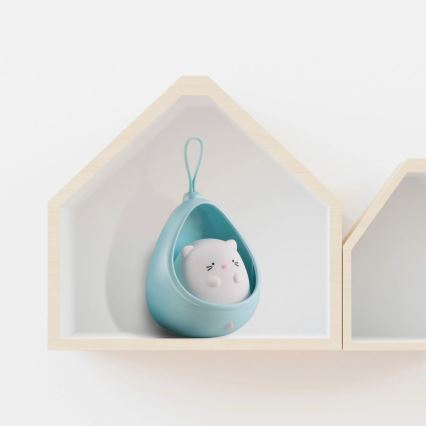 LED Children's orientation light with sensor KITTY LED/0,5W/5V USB 1200 mAh blue