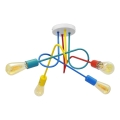 LED Children's surface-mounted chandelier OXFORD 4xE27/10W/230V