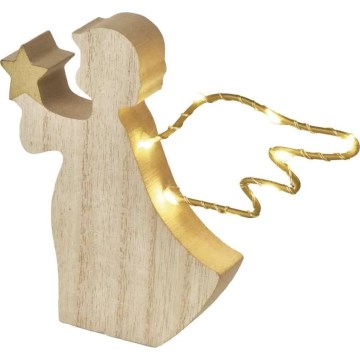LED Christmas Angel Decoration, 8xLED/2xAAA