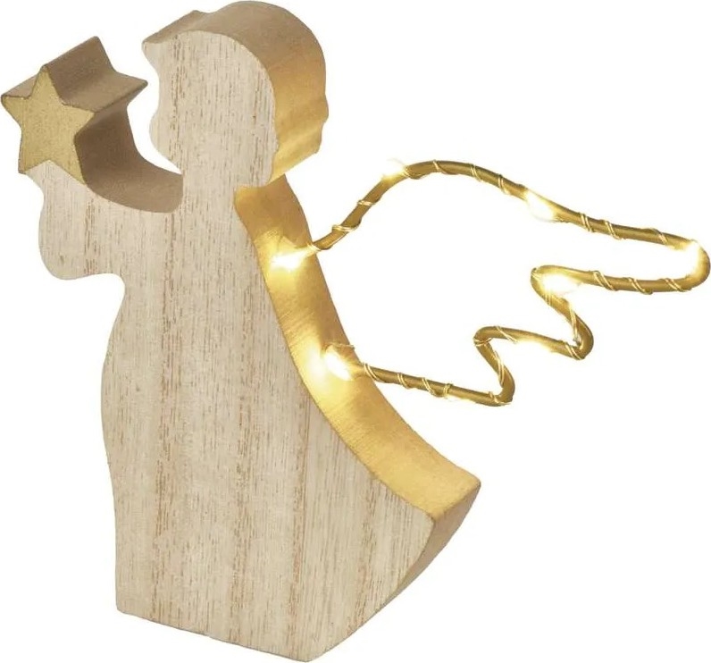 LED Christmas Angel Decoration, 8xLED/2xAAA