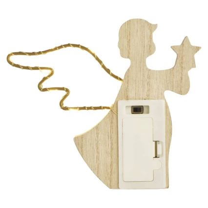 LED Christmas Angel Decoration, 8xLED/2xAAA