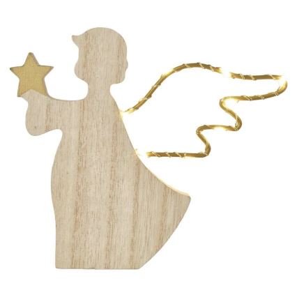 LED Christmas Angel Decoration, 8xLED/2xAAA