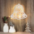 LED Christmas Bell Decoration 9xLED/2xAA Warm White