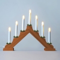 LED Christmas candelabra 7xLED/0.2W/230V