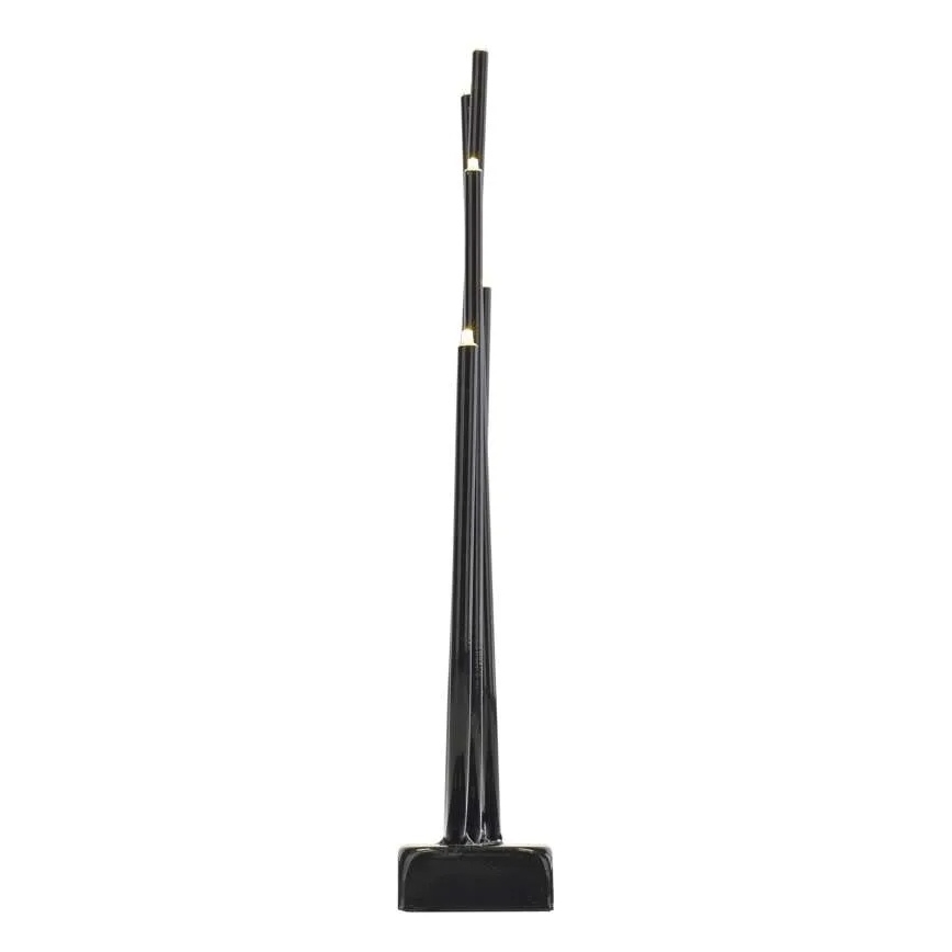 LED Christmas Candle Holder 6xLED/2xAA Black
