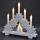 LED Christmas candlestick 5xLED/2xAA warm white