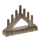 LED Christmas candlestick 7xLED/2xAA warm white