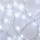 LED Christmas chain 100xLED/3xAA 2,7 m cool white