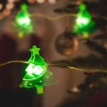 LED Christmas chain 10xLED/2xAA 1,2m warm white