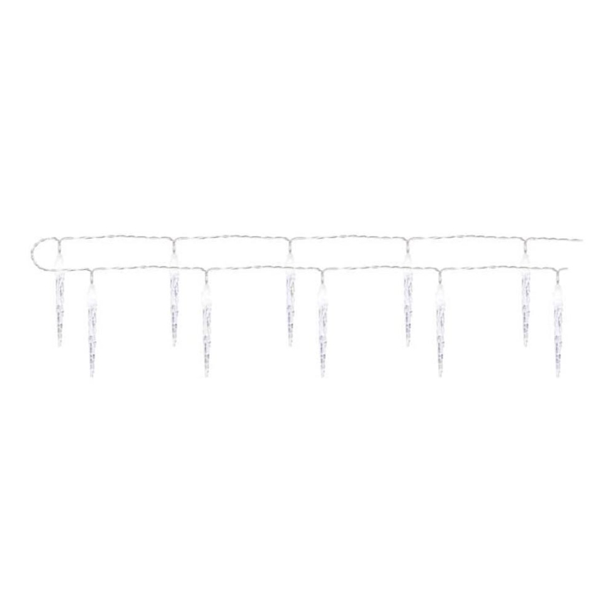 LED Christmas chain 10xLED/2xAA 1,65m