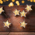 LED Christmas chain 10xLED/2xAA 1,8m warm white