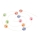 LED Christmas chain 10xLED/2xAA 2,35m multicolor