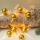 LED Christmas chain 10xLED/2xAA/warm white 1,8m jingle bells