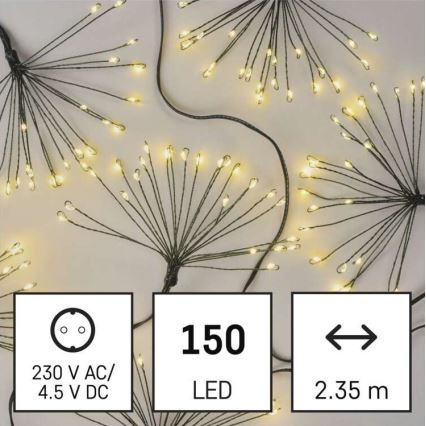 LED Christmas chain 150xLED/5,35m warm white