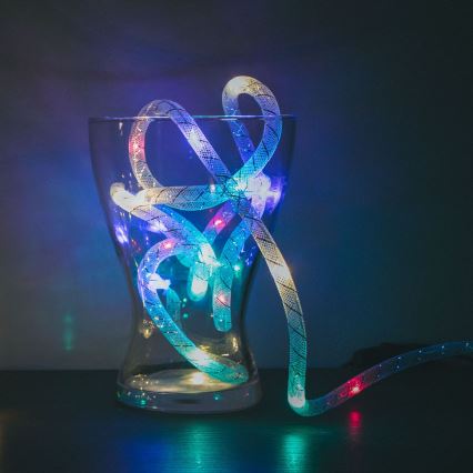 LED Christmas chain 20xLED 2,3m multicolor
