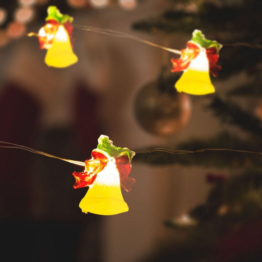 LED Christmas chain 20xLED/2xAA 2,2m warm white