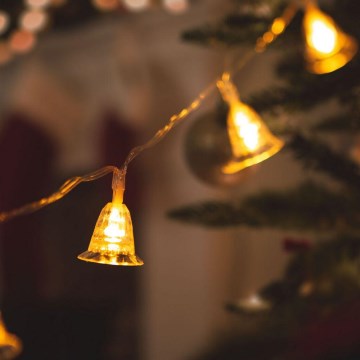 LED Christmas chain 20xLED/3xAA 2,3m warm white