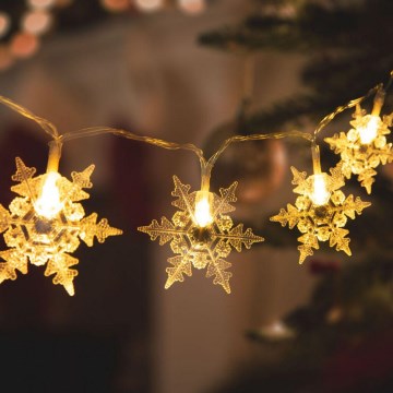 LED Christmas chain 20xLED/3xAA 2,3m warm white